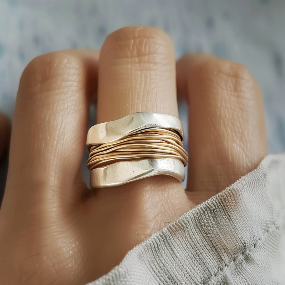Amy Elegant Ring Med Tråd