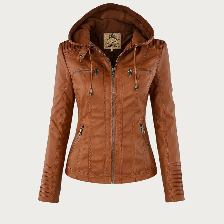 Monica | Elegant jacka med huva