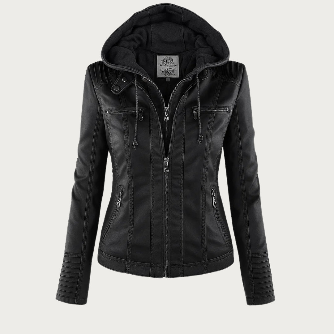 Monica | Elegant jacka med huva