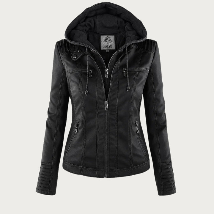 Monica | Elegant jacka med huva