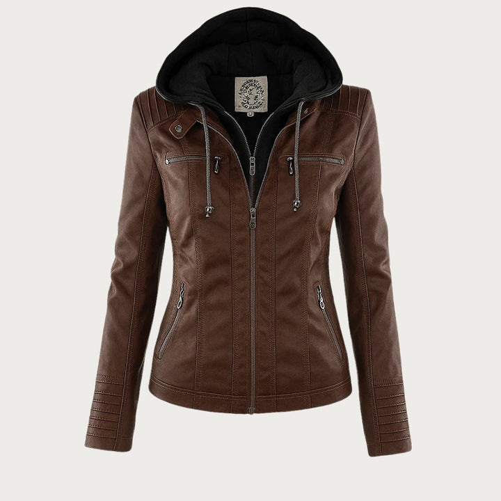Monica | Elegant jacka med huva