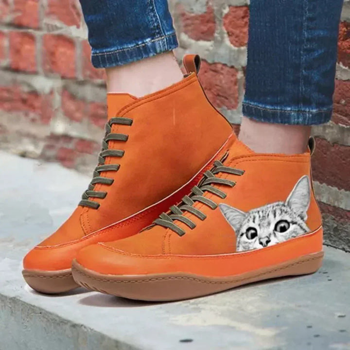 Isabella | Skor med kattmotiv