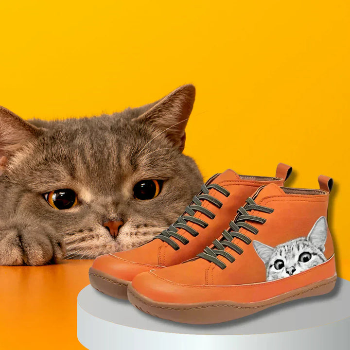 Isabella | Skor med kattmotiv