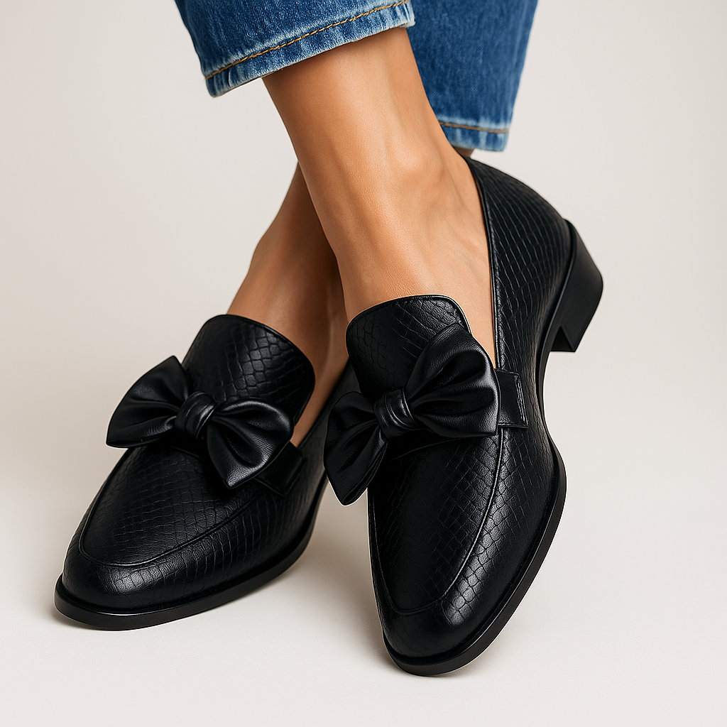 Claudia | Loafers med rosett