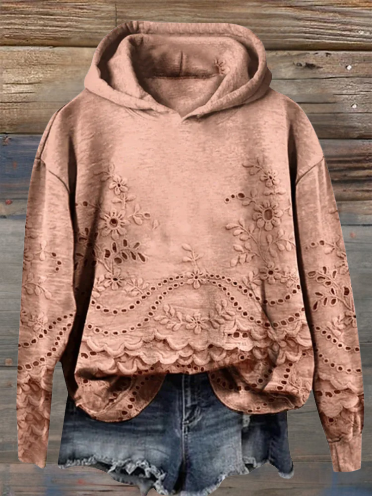 Sasha | Sweatshirt med blommigt tryck