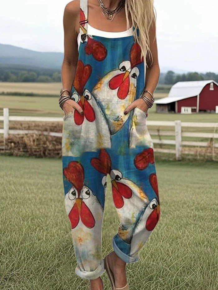 Vintage jumpsuit med vida ben | stil utan ansträngning och komfort hela dagen