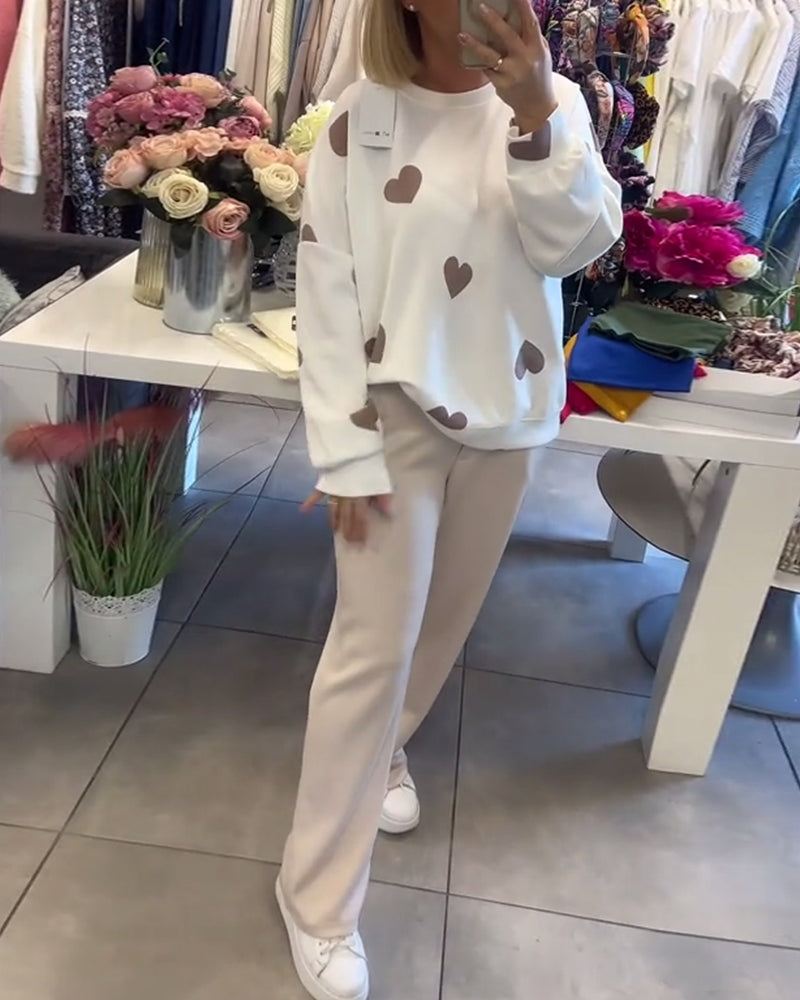 Mila | Tröja med hjärtan