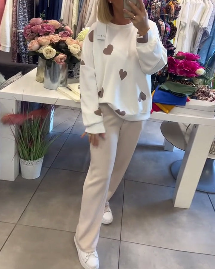 Mila | Tröja med hjärtan