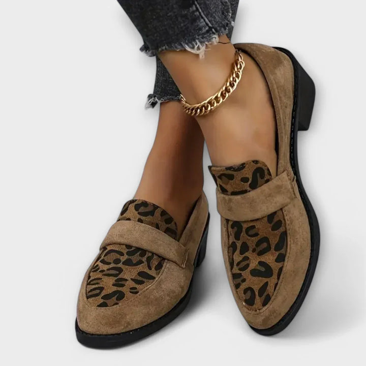 Tamara | klackar med leopardmönster