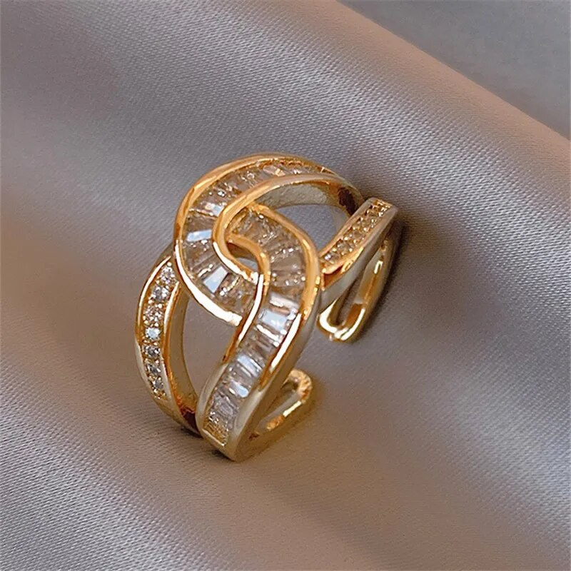 Unity Knuten Elegant Justerbar Ring