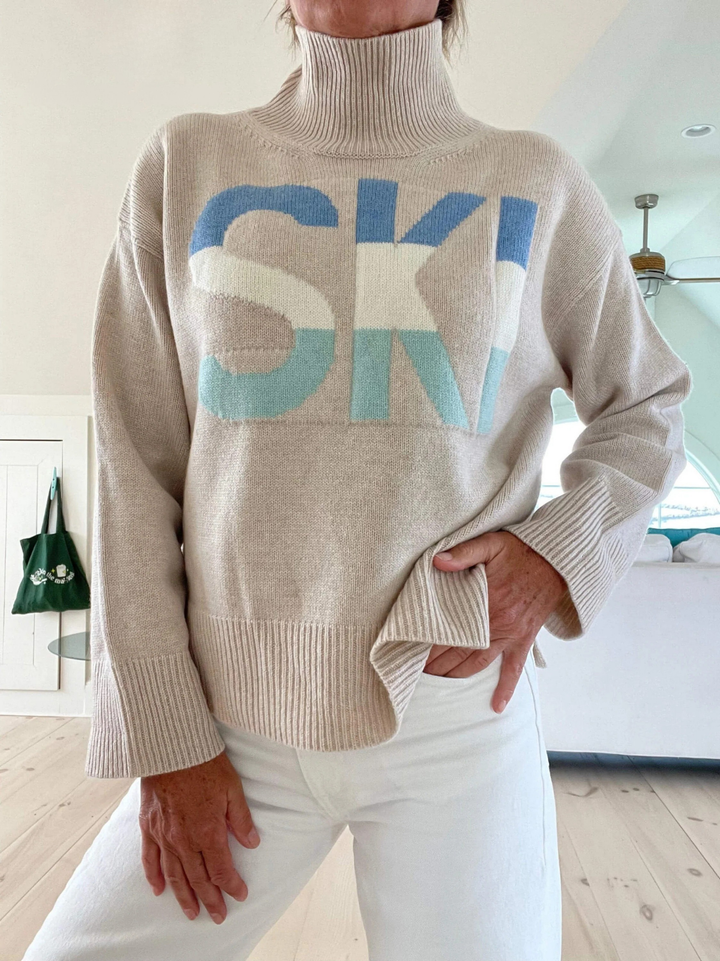 Stella | Stickad polotröja