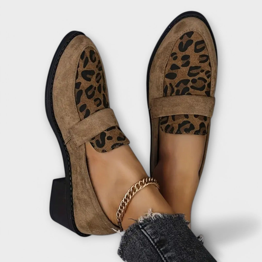 Tamara | klackar med leopardmönster
