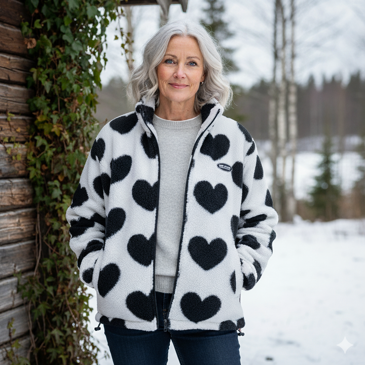 Katharina | Vändbar hjärtjacka