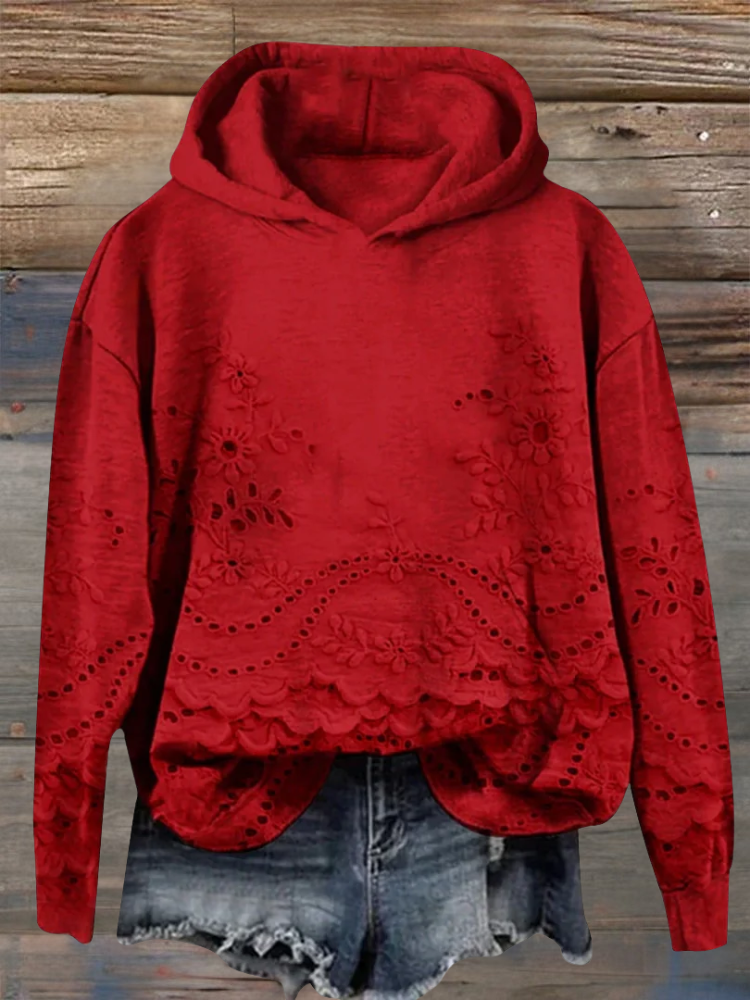 Sasha | Sweatshirt med blommigt tryck