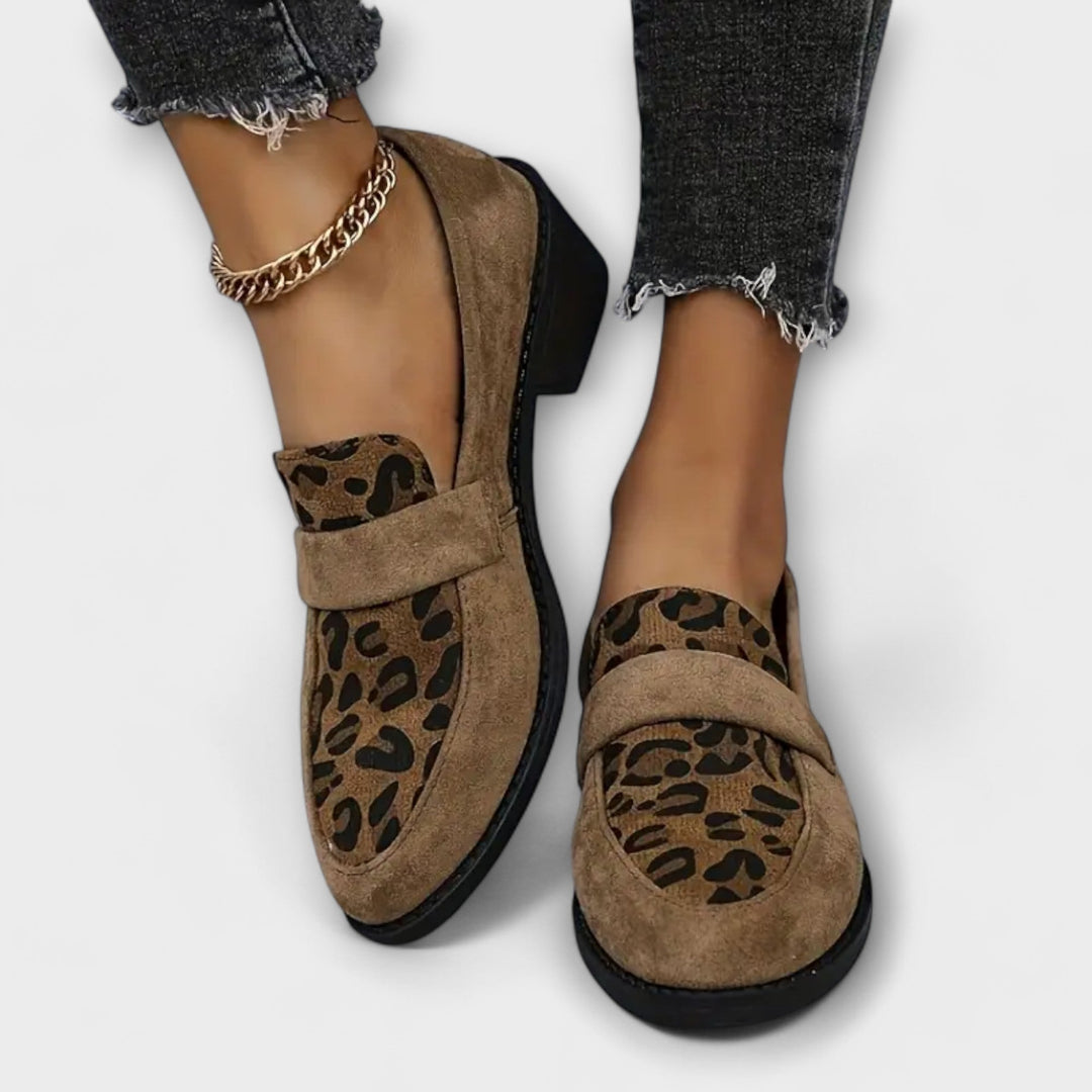 Tamara | klackar med leopardmönster