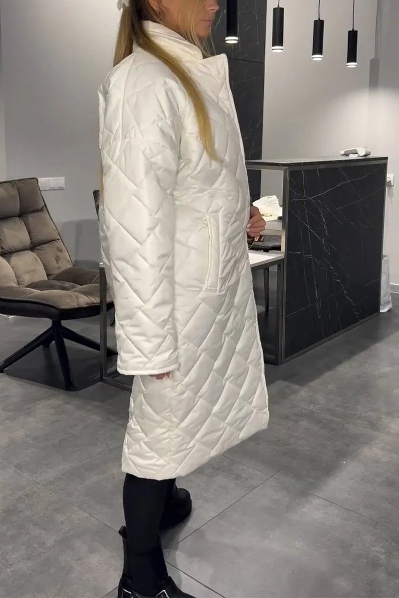 Svea | Elegant lång vinterjacka